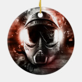 Décoration En Céramique Masque d'Action Paintball m-2 (Dos)