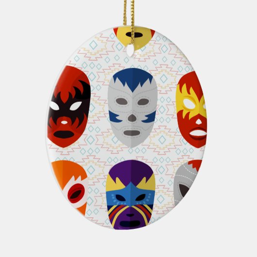 Décoration En Céramique Masque de catch (Droite)
