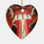 Décoration En Céramique Masque d'Halloween pour langue bizarre (Droite)