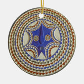 Décoration En Céramique Masque Tribal Africain (Devant)