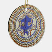 Décoration En Céramique Masque Tribal Africain (Gauche)