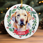 Décoration En Céramique Masque Visage de Noël Covid de quarantaine Chien P<br><div class="desc">Ajoutez un peu d'humour à cette année de quarantaine et de pandémie avec cet adorable Black Labrador Père Noël Chig portant un masque facial qui dit ... . Tout ce que je veux pour Noël est de montrer mes deux dents avant. Personnalisez le dos avec le nom et l'année. Cet...</div>