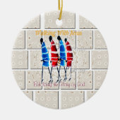 Décoration En Céramique Massai Morans art chrétien Imprimer (Devant)