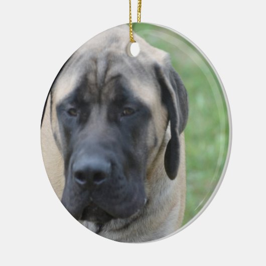 Décoration En Céramique Mastiff anglais mignon (Gauche)