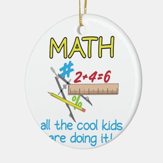 Décoration En Céramique Math (Gauche)