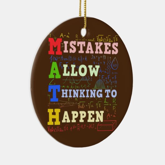 Décoration En Céramique Math Enseignant Mathématiques Étudiants Mathématiq (Droite)