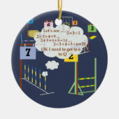 Décoration En Céramique Math Snooker (Devant)