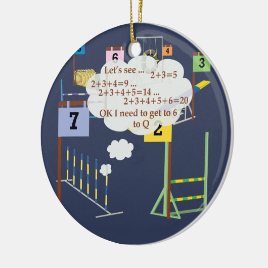 Décoration En Céramique Math Snooker (Gauche)