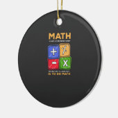 Décoration En Céramique Mathématiques (Gauche)