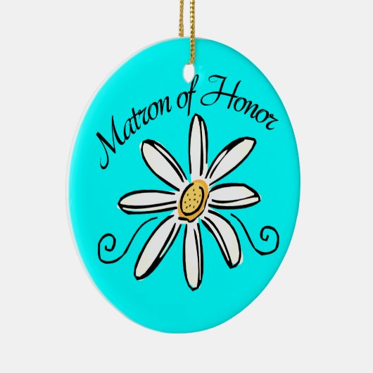 Décoration En Céramique Matron d'honneur Mariage (Droite)