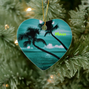 Décoration En Céramique Maui Hawaii Ornament