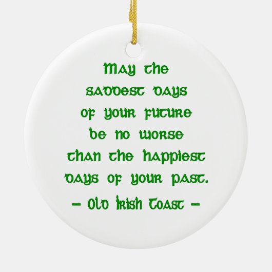 Décoration En Céramique May the Saddest Days (Dos)