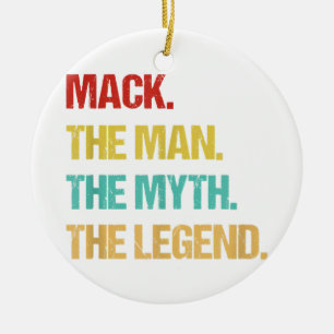 Décoration En Céramique Mec Mack L'Homme Le Mythe La Légende