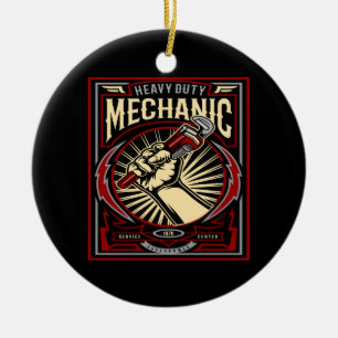 Décoration En Céramique mécanicien lourd