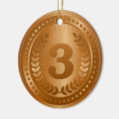 Décoration En Céramique Médaille de bronze 3ème place (Gauche)