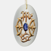 Décoration En Céramique Médaillon Scorpio et Pisces (Droite)