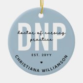 Décoration En Céramique Médecin de pratique en soins infirmiers sur mesure (Devant)