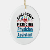 Décoration En Céramique Médecin d'urgence Assistant (Droite)