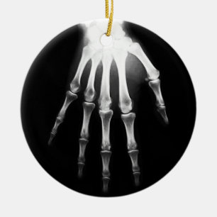 Décoration En Céramique Médecin Médicale de radiographie, mains X-Ray