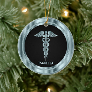Décoration En Céramique 👨 Médicale classe ⚕️ - Noir et Bleu