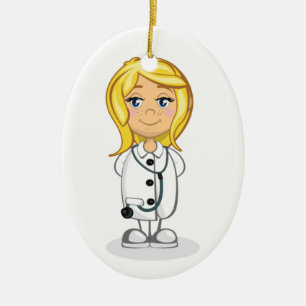Décoration En Céramique Médicale - Docteur - SRF