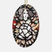 Décoration En Céramique Méditation en couleurs. (Gauche)