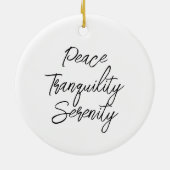 Décoration En Céramique Méditation paisible et sereine (Dos)