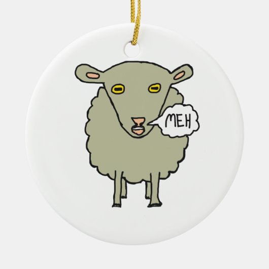 Décoration En Céramique Meh Sheep (Devant)