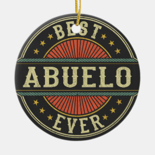 Décoration En Céramique Meilleur Abuelo Jamais Rétro Vintage Espagne Grand