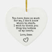 Décoration En Céramique Meilleur ami Merci | Penser À Vous (Devant)