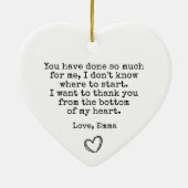 Décoration En Céramique Meilleur ami Merci | Penser À Vous (Dos)