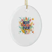 Décoration En Céramique Meilleur Co-Worker Jamais, Cadeau Collègue, Meille (Droite)