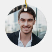 Décoration En Céramique Meilleur Cousin Définition Snowflakes Photo (Devant)