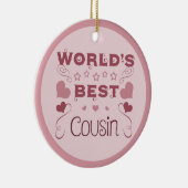 Décoration En Céramique Meilleur cousin du monde (Droite)