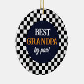 Décoration En Céramique Meilleur Grand-père moderne Check (Droite)