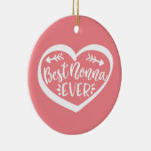 Décoration En Céramique Meilleur Nonna jamais (Droite)