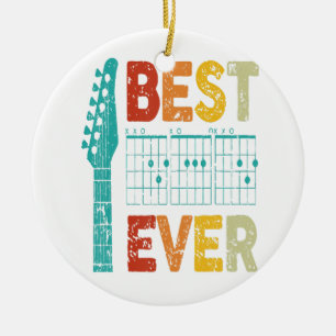 Décoration En Céramique Meilleur père de guitare jamais accords meilleur p