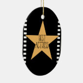 DÉCORATION EN CÉRAMIQUE "MEILLEURE ACTRICE" ORNAMENT CÉRAMIQUE (Droite)