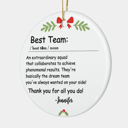 Décoration En Céramique Meilleure définition d'équipe appréciation des emp (Gauche)