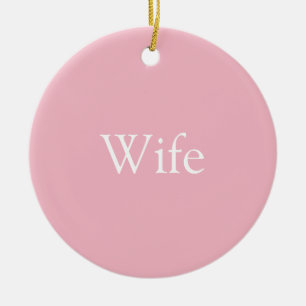 Décoration En Céramique Meilleure Femme du Monde Définition Rose Féminin