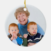 Décoration En Céramique Meilleure grand-mère toujours 2 faces Noël photo (Dos)