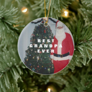 Décoration En Céramique Meilleure Grand-père jamais Parties scintillant d'