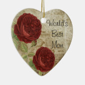 Décoration En Céramique Meilleure maman du monde (Droite)