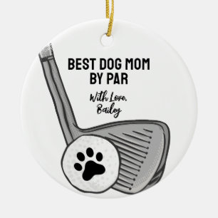 Décoration En Céramique Meilleure Maman Par Par Photo de l'Animal Empreint