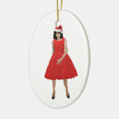 Décoration En Céramique MELANIE, TRAMWAY de Noël (Gauche)