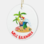 Décoration En Céramique Mele Kalikimaka (Gauche)