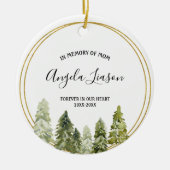 Décoration En Céramique Mémoire de maman Noël Pine Tree Ornament (Devant)
