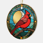 Décoration En Céramique Mémorial cardinal rouge en verre d'Oiseau (Gauche)