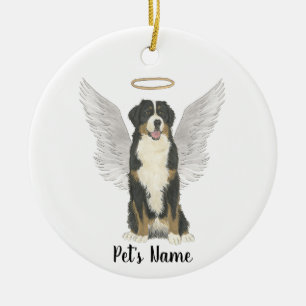 Décoration En Céramique Mémorial de sympathie pour le chien de montagne be