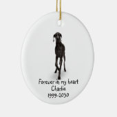 Décoration En Céramique Memorial Keepsaké chien animal animal animal anima (Droite)
